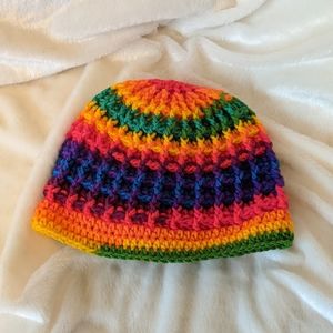 ✨ SOLD ✨ Fun Rainbow Pride Knitted Light Weight Beanie- Men Women🌈